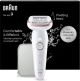 Epilator Braun Silk-épil 9 - met Ladyshave opzetstuk - Goud/Wit - Wet & Dry
