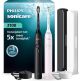 Philips Sonicare 3100 Series – Elektrische Tandenborstel – Zwart/Roze – Wittere tanden – Met 2 tandenborstels & reisetui – HX4072/42