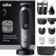 Baardtrimmer, Tondeuse, Gezichtstrimmer en Lichaamstrimmer in 1 Braun All-in-One Series 7 AIO7560 Style Kit