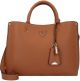 GUESS schoudertas Meridian II Girlfriend Satchel Cognac bruine