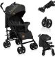 Lionelo Irma - Buggy - Wandelwagen - Duurzame en Lichte 7kg Kinderwagen - Geschikt voor Kinderen tot 15 kg - Geveerde wielen - 360° - van 6 maanden tot 5 jaar - Opbergmand - Verstelbare handgreep - Snel inklapsysteem - Compact formaat - Muskietennet