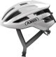Fietshelm ABUS POWERDOME polar white M - 54-58 cm - wit - Geschikt voor gebruik op racefietsen - gravelbikes - 230 g