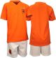 Voetbalset Supporter - WK Nederlands Elftal voetbalbroek & shirt Junior - Oranje/Wit - Maat 128