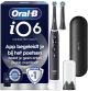 Oral-B iO 6N Black Elektrische Tandenborstel Zwart - 2 Opzetborstels - 1 Reisetui