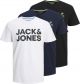 JACK&JONES JUNIOR JJNEON POP TEE SS CREW NECK 3PK MP JNR Jongens T-shirt - Maat 164