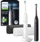 Philips Sonicare 5300 Series - Elektrische Tandenborstels - Wit & Zwart - Duopack- 2 reisetuis - Wittere tanden - HX7109/01