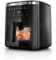 Airfryer XXL Bosch MAF671B0  - Serie 6 - 7,2L - Shake alarm - Kijkvenster - Warmhoudfunctie - 7 programma's - Tot 5 personen - Zwart