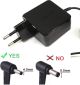 Asus 33w 1.75a 19v adapter 4mm pin