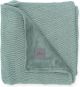 Jollein Baby Deken Ledikant 100x150cm River Knit - Ash Green/Coral Fleece