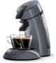 Philips Senseo koffiepadmachine – Inclusief 2 Gratis Senseo glazen - Crema Plus – 1 of 2 koffie tegelijk - Blauw - HD7806/52