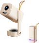 Yaber T1 Pro Mini Beamer – Draagbare Thuisbioscoop – LED‑Moodverlichting – 8 W TurboSonic Sound – 1080p Full HD – 180° Gimbal & Auto‑Focus – Wi‑Fi 6 & Bluetooth – 40‑120″ Short‑Throw