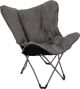 Bo-Camp - Urban Outdoor - Vlinderstoel - Grainger - L - Nika - Grijs