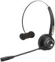 MediaRange, Draadloze mono Bluetooth headset met microfoon voor handsfree gebruik, Zwart