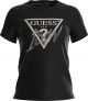 Guess SS CN Icon Tee Dames T-Shirt - Zwart - Maat XXL