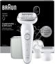 Braun Silk·épil 9 9-061 - Wet & Dry Epilator - Langdurig Gladde Huid - Flexibele Kop - Ladyshave Scheerkop, Trimmerkam en Exfoliatieborstel
