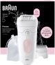 Braun Silk·épil 5 - Wet&Dry Epilator - 5-041 - Eenvoudige Haarverwijdering - Langdurig Gladde Huid - Inclusief Scheerkop en Trimkam - Roze