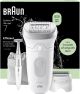 Braun Silk·épil 7 7-241 - Wet & Dry Epilator en Bikinitrimmer - Langdurig Gladde Huid - Brede kop - Ladyshave Scheerkop en Trimkam