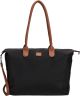 Charm London Buckingham Schoudertas 15,6 inch - Shopper - Laptoptas - Werktas - A4 - Praktisch - Dames Tas - Zwart