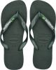 Havaianas Brasil logo Slippers - Groen Maat 45 46