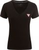 Guess SS VN Mini Triangle Dames T-Shirt - Zwart - Maat XL