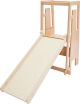 Glijbaan met tekentafel - Learning Tower - Montessori Leertoren - Leertoren keukenhulp - Leer Toren - Leertoren accessoires - Kindertrapje - Natuur