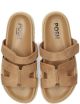 POSH by Poelman SCOTTIE Dames Slippers - Beige Maat 37