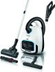 Bosch ProSilence BGB6SIL1 Serie 6 - Stofzuiger met zak - 12mtr bereik - Vacuum cleaner - Afstandbediening in handvat - 66dB - HEPA - Wit