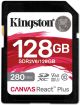 Kingston Canvas React Plus - microSDXC Geheugenkaart - 128GB - UHS-II V60 - 280/150 MB/s