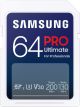 Samsung PRO Ultimate - SD Kaart - 200 & 130 MB/s - 64 GB