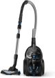 Philips Stofzuiger zonder Zak FC9741/09 - Alle Vloertypen - Sterke Zuigkracht - Met HEPA 13 Allergiefilter - Lang Snoer - Incl 4 Extra Mondstukken - Zwart