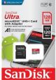 SanDisk 128 GB Micro SD Ultra 120 MB/s UHS-I A1 Class 10