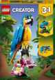 LEGO Creator 3in1 Exotische Papegaai - Kikker - Vis Dieren Speelgoed Set voor Kinderen - 31136