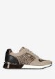 Mexx Sneaker Fleur Ellen Taupe Dames Maat 36
