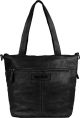 DSTRCT Leer - Harrington Road - Zwart Schoudertas / Crossbodytas - Dames -