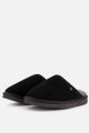 Warmbat Classic Unisex Suede Heren Sloffen - Zwart Maat 45
