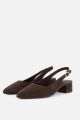 Tamaris Slingbacks bruin Suède - Maat 41