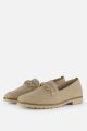 Tamaris Instappers taupe Leer - Maat 38