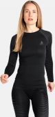 Odlo Bl Top Crew Neck L/S Performance Light Thermoshirt Dames - Maat M