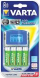 Varta LCD Charger + 4 x 2600 mAh NiMH batterijen