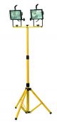 PROFILE werklamp halogeen op statief - 2x400W - geel/zwart