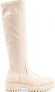 POSH by Poelman ELI Dames Hoge Laarzen - Crème - Maat 42