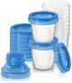 Philips Avent SCF618/10 - Bewaarbekers voor babyvoeding (180 ml) - 10 stuks
