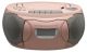 Denver TCP-39 Pink, boombox met radio, CD, Casette en AUX-in