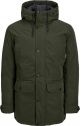 JACK&JONES JJWINNER PARKA NO FUR Heren Jas - Maat XL groen