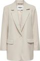 ONLY ONLLANA-BERRY L/S OVS BLAZER TLR NOOS Dames Blazer - Maat 36 creme