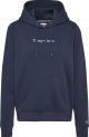 Tommy Jeans Heavyweight Knits Truien & Vesten Dames - Sweater - Hoodie - Vest- Donkerblauw - Maat L
