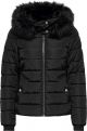 ONLY ONLCAMILLA QUILTED FURHOOD JACKET CC OTW Dames Jas - Maat L