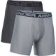 Under Armour O Series 6'' BoxerJock 2 PK - Sportonderbroek - Carbon Heather - Heren - Maat M