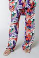 Colourful Rebel Melody Big Flower Straight Pants - M