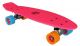 Nijdam Flipgrip-board - Skateboard - 22.5 inch - Fuchsia/Fluororanje/Blauw